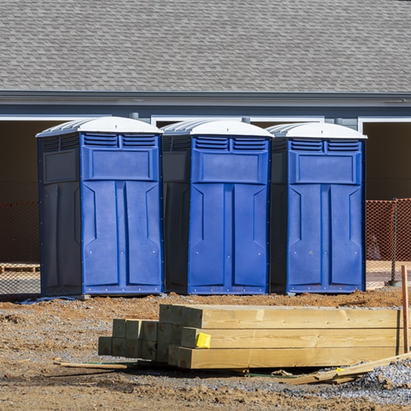 are there any restrictions on what items can be disposed of in the porta potties in Connerville OK